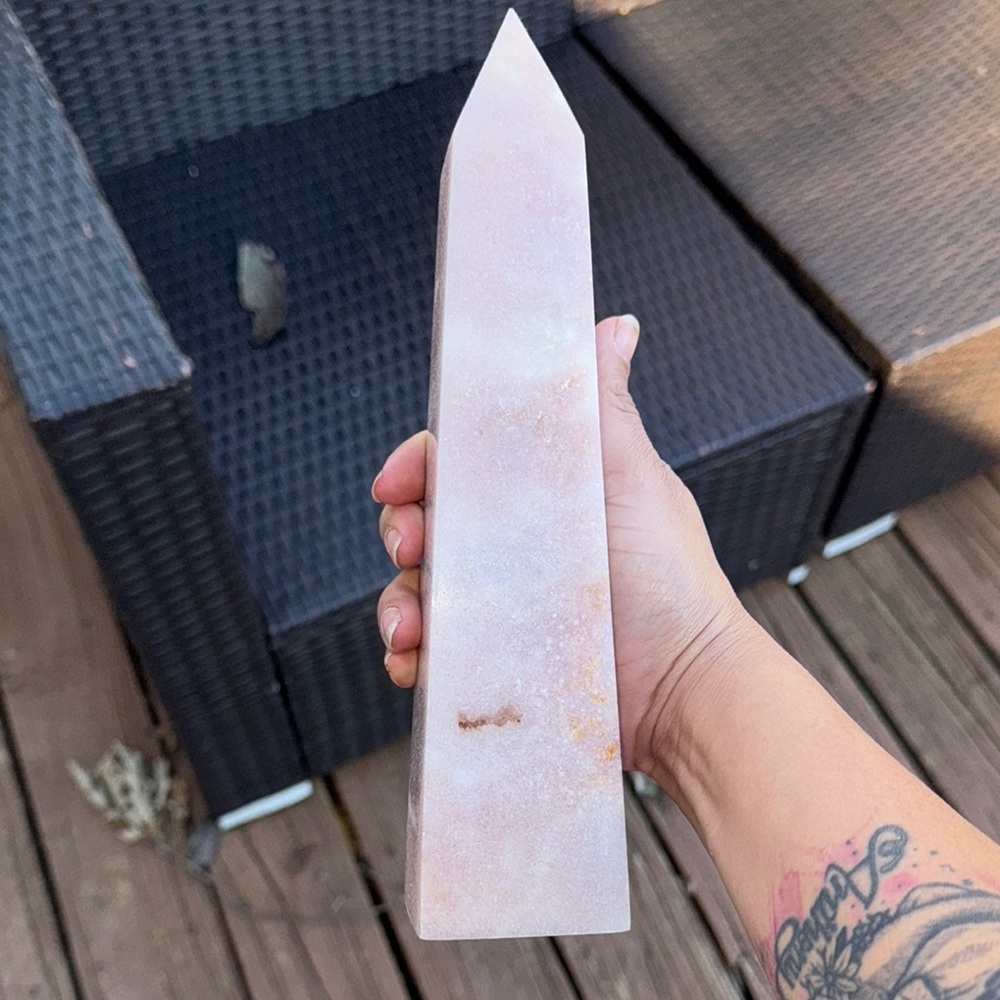 Pink  Obelisk Decor